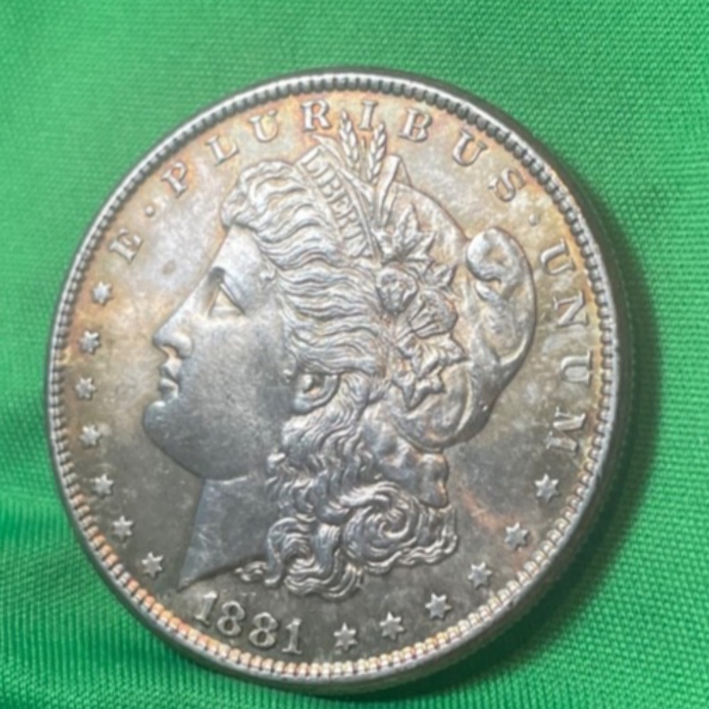 1881-S $1 Morgan GC Silver One Dollar Toned  #206108455170